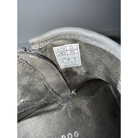 Rocket Dog Marley Heirloom Gray Ankle Boots Size 6.5 Faux Suede Buckle Detail - Picture 6 of 7